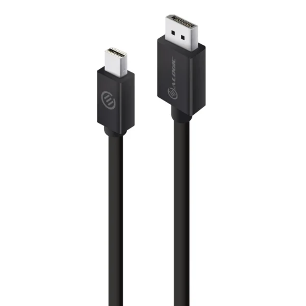 ALOGIC - 1M Mini Displayport To Displayport Cable Ver 1.2 - Male To Male - Elements Series