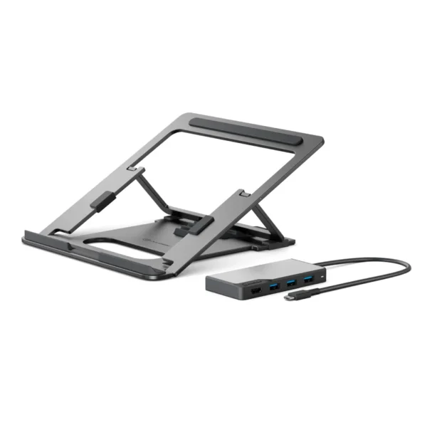 ALOGIC - Flex Adjustable Laptop Stand And USB-C Hub (UCFUHD-SGR) Bundle