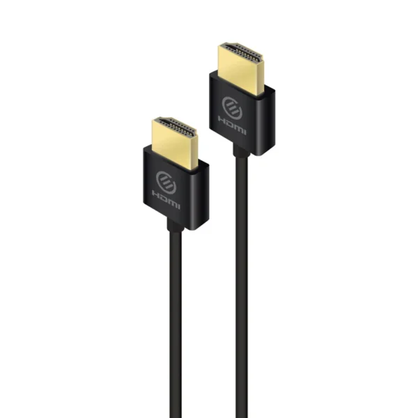 ​ALOGIC - 2M Air Series Super Thin & Flexible HDMI Cable With Ethernet & Locking Connectors Ver 2.0 - Male To Male