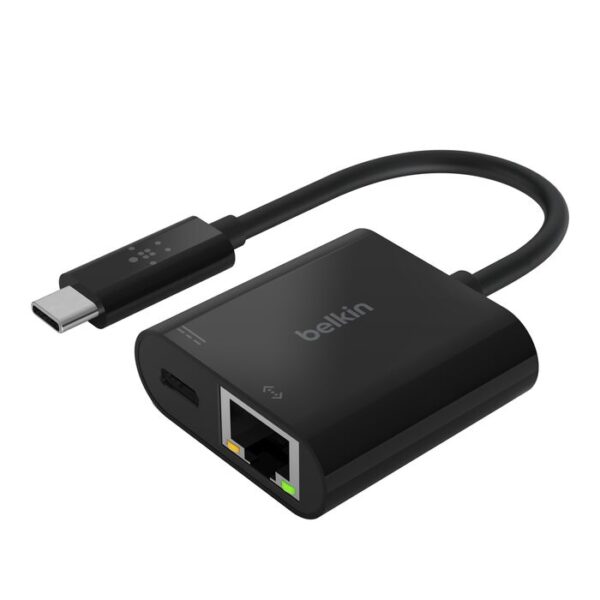 BELKIN -  USB-C To Ethernet ADPT With 60W PD