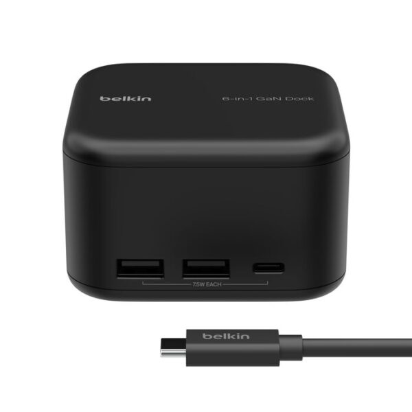 BELKIN - USB-C 6-In-1 Core Gan Dock 130W