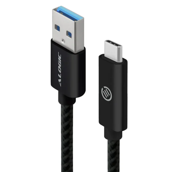ALOGIC - 1M Usb 3.1 USB-C (Male) To USB-A (Male) -Black Alumin