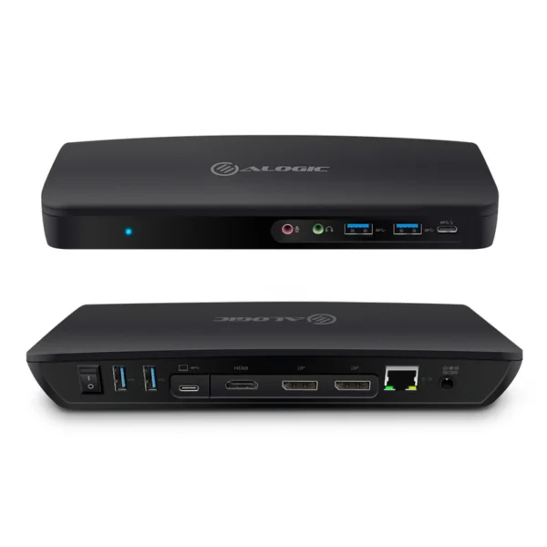 ALOGIC -  USB-C & USB 3.0 Triple Display Hybrid Docking Station With 4K And Power Delivery (120W) With USB-C To USB 3.0 Cable (1M)