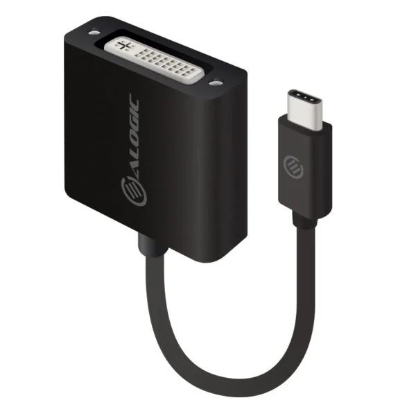 ALOGIC - 15Cm USB-C To DVI Adapter - Black