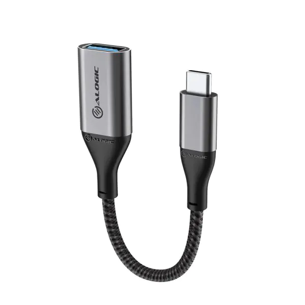 ALOGIC - 15Cm Super Ultra USB-C To USB-A Adapter - Space Grey