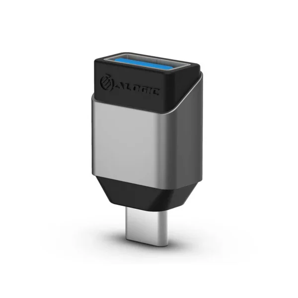 ALOGIC - Ultra Mini USB 3.1 (Gen 1) USB-C To USB-A Adapter - Space Grey