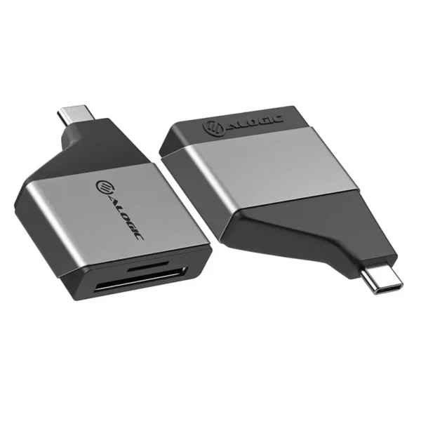 ALOGIC - Ultra Mini USB-C (Male) To SD And Micro SD Card Reader (Female) Adapter