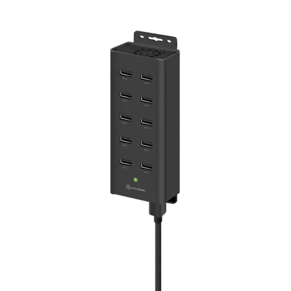 ALOGIC - 10 Port USB Charger With Smart Charge - 10 X 2.4A Outputs (100W) - Prime Series