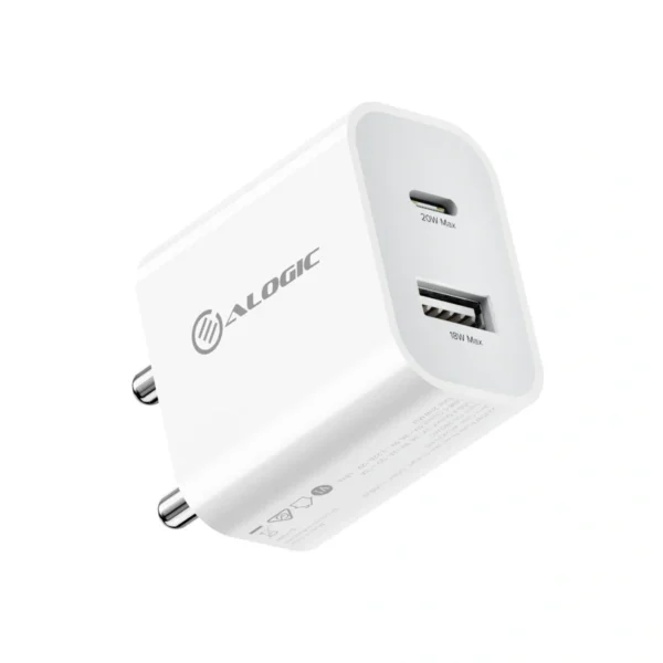 ALOGIC - 20W Rapid Power USB-C + USB-A Charger