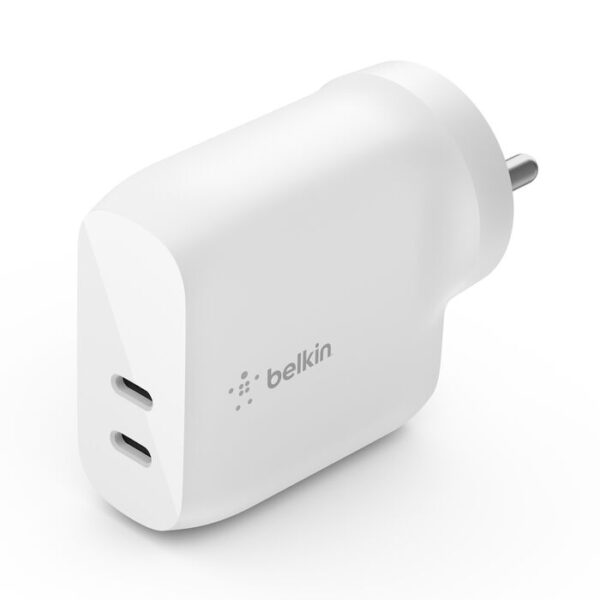 BELKIN- 40W Dual USB-C Wall Charger W/O Cable