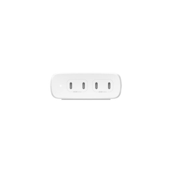BELKIN - 200W USB-C Charger,Gan,4-Port,Wht,2M Cord