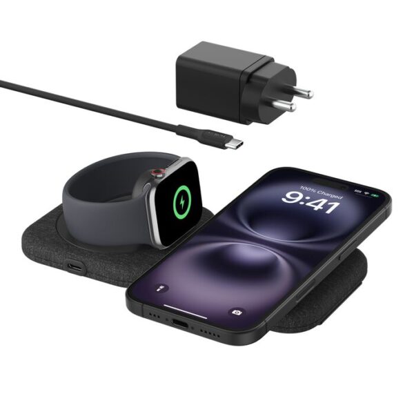 BELKIN - Qi2 2-In-1 Travel Pad