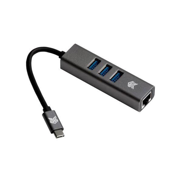 STM -  Hub Usb-C - 3 X Usb-A + Lan - Grey