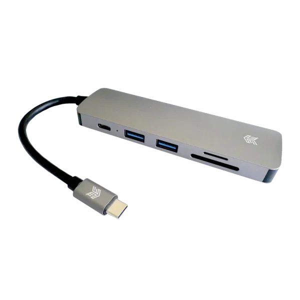 STM - Hub Media Usb-C - Multiple Ports + Card Reader - Grey