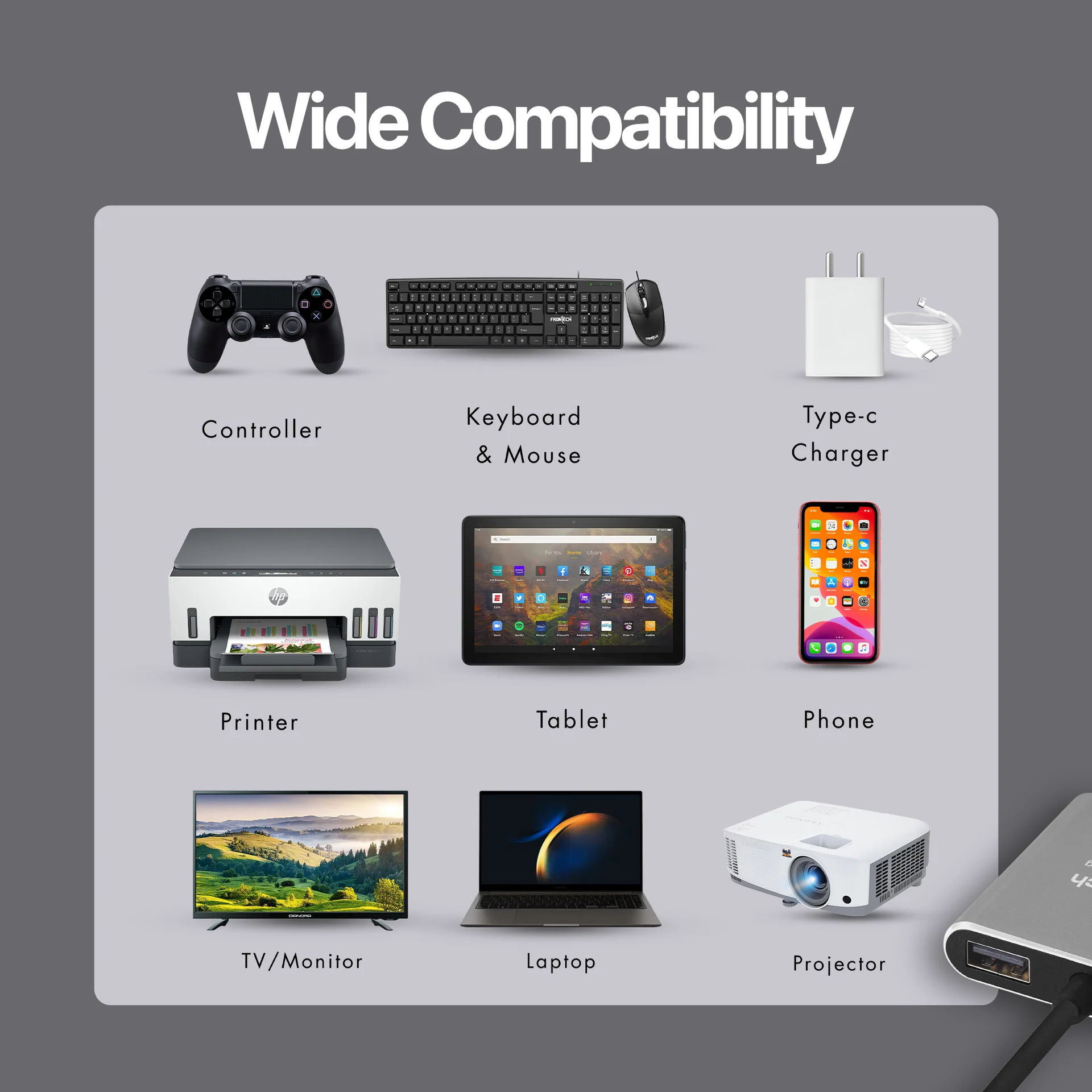 Nextech 4 In1 Usb-C To Dual Hdmi Multiport Adapter - Image 3