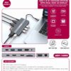 Nextech 12 in 1 Triple Display Docking Station | Dual 4K HDMI | 1080@60Hz VGA Port| 100W PD | 3*USB Ports| 1000mbps Gigabit RJ45 Ethernet | SD/TF Slots | 3.5mm Audio/Mic for Laptop - Thumbnail Image 4