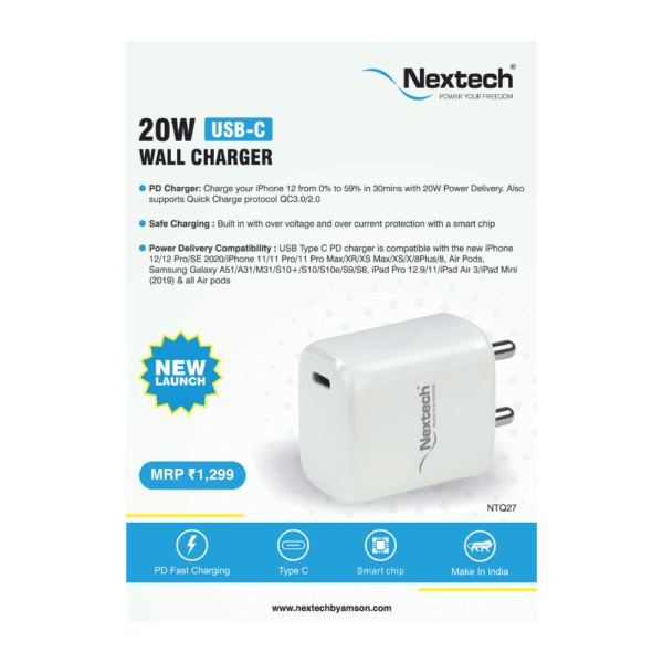 Nextech 20W Pd Wall Charger