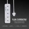 Nextech Pdqc 20W 5 Universal Ac Socket Spike Buster 2500W 2M - Thumbnail Image 2